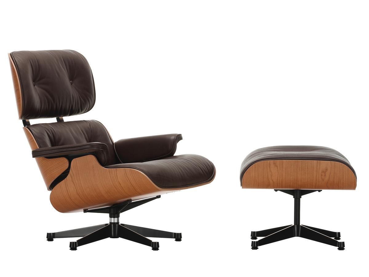 Vitra Lounge Chair Ottoman Natural Edition By Charles Ray Eames