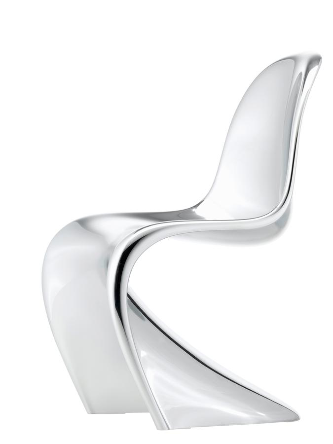 Vitra Panton Chair Chrome Edition by Verner Panton, 1958 - Designer furniture by smow.com