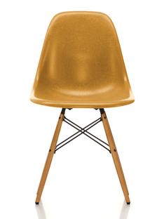 Eames Fiberglass Chair DSW Eames ochre dark|Yellowish maple