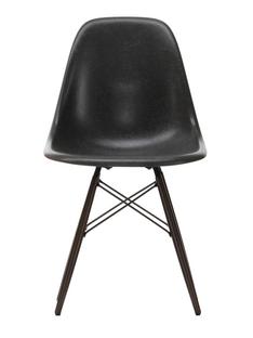Eames Fiberglass Chair DSW Eames elephant hide grey|Black maple