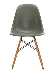 Eames Fiberglass Chair DSW Eames raw umber|Yellowish maple