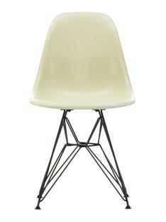 Eames Fiberglass Chair DSR Eames parchment|Powder-coated basic dark smooth