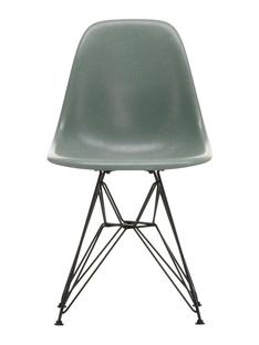 Eames Fiberglass Chair DSR Eames sea foam green|Powder-coated basic dark smooth