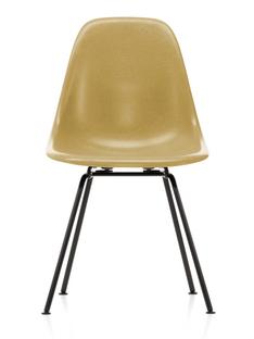 Eames Fiberglass Chair DSX Eames ochre light|Powder-coated basic dark smooth