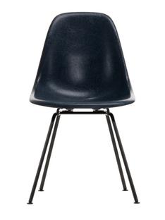 Eames Fiberglass Chair DSX Eames navy blue|Powder-coated basic dark smooth