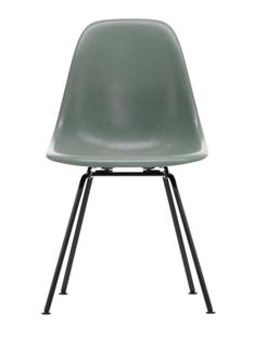 Eames Fiberglass Chair DSX Eames sea foam green|Powder-coated basic dark smooth
