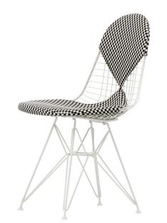 Wire Chair DKR Checker Powder-coated white