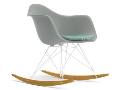 RAR with Upholstery Light grey|With seat upholstery|Ice blue / ivory|Without border welting|White/yellowish maple