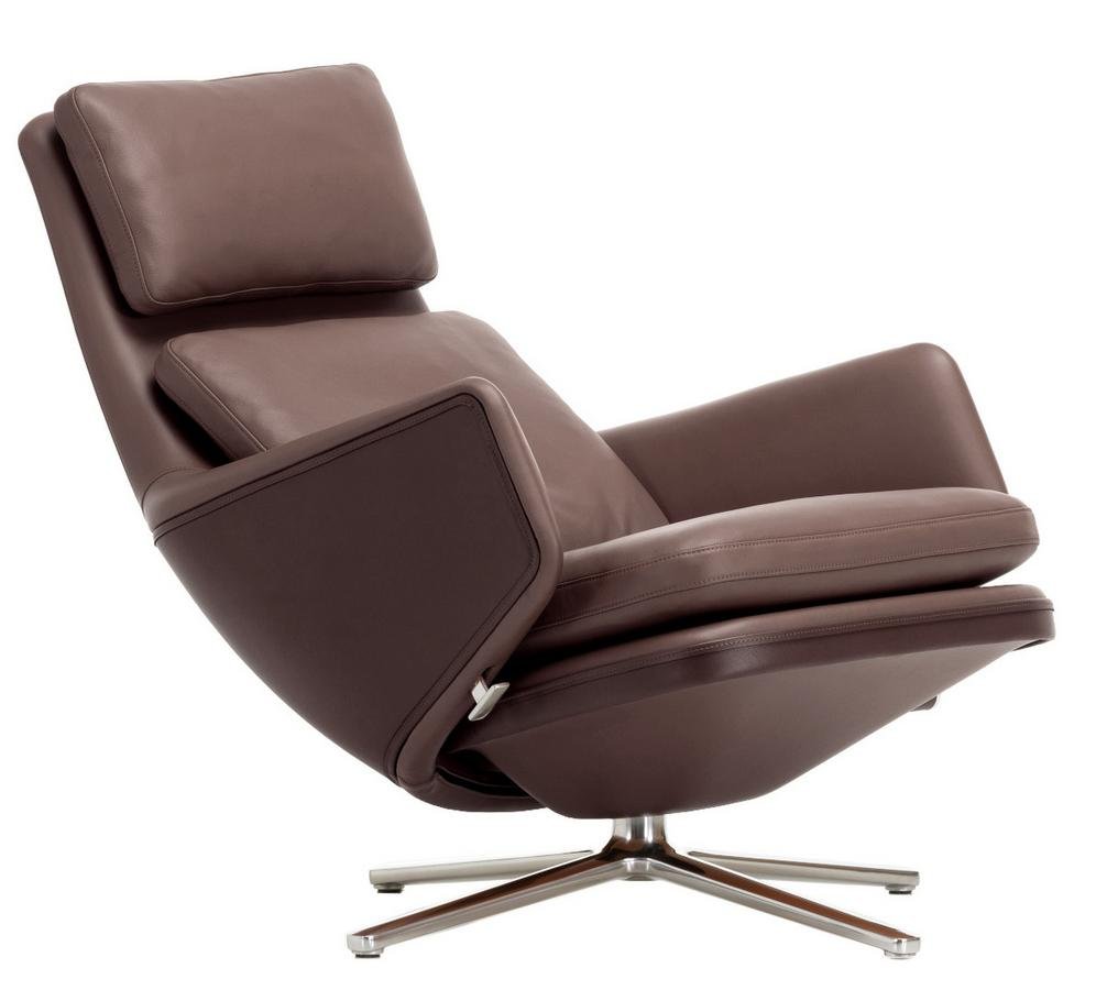 Grand Relax Without Ottoman Leather Premium F chestnut Polished 41 5 cm