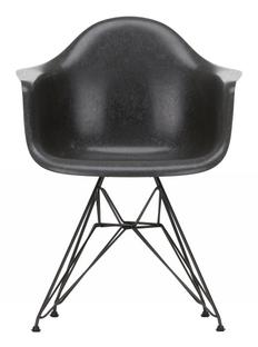 Eames Fiberglass Armchair DAR Eames elephant hide grey|Basic dark