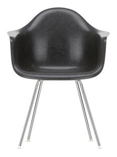 Eames Fiberglass Armchair DAX Eames elephant hide grey|Chrome-plated