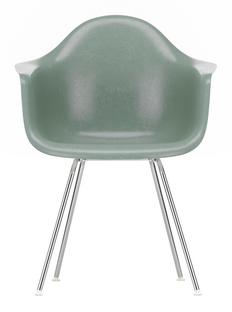 Eames Fiberglass Armchair DAX Eames sea foam green|Chrome-plated