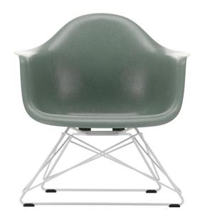 Eames Fiberglass Armchair LAR Eames sea foam green|White