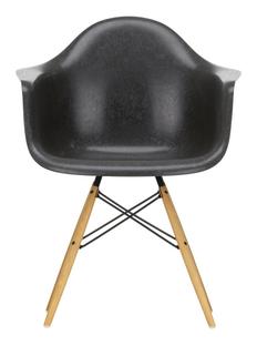 Eames Fiberglass Armchair DAW Eames elephant hide grey|Ash honey tone