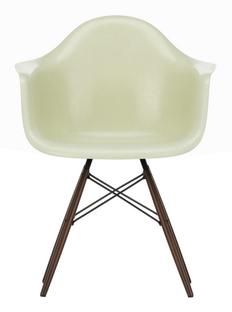 Eames Fiberglass Armchair DAW Eames parchment|Dark maple