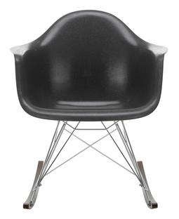 Eames Fiberglass Armchair RAR Eames elephant hide grey|Chrome-plated|Dark maple