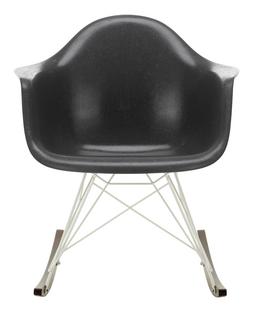 Eames Fiberglass Armchair RAR Eames elephant hide grey|White|Dark maple