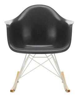 Eames Fiberglass Armchair RAR Eames elephant hide grey|White|Yellowish maple