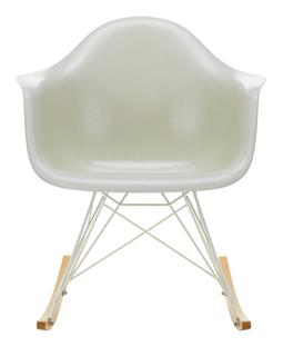 Eames Fiberglass Armchair RAR Eames parchment|White|Yellowish maple