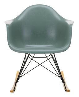 Eames Fiberglass Armchair RAR Eames sea foam green|Coated basic dark|Yellowish maple