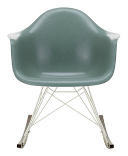 Eames Fiberglass Armchair RAR Eames sea foam green|White|Dark maple