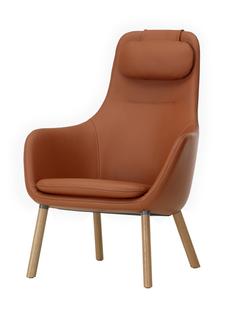 HAL Lounge Chair Leather Premium cognac|Without Ottoman