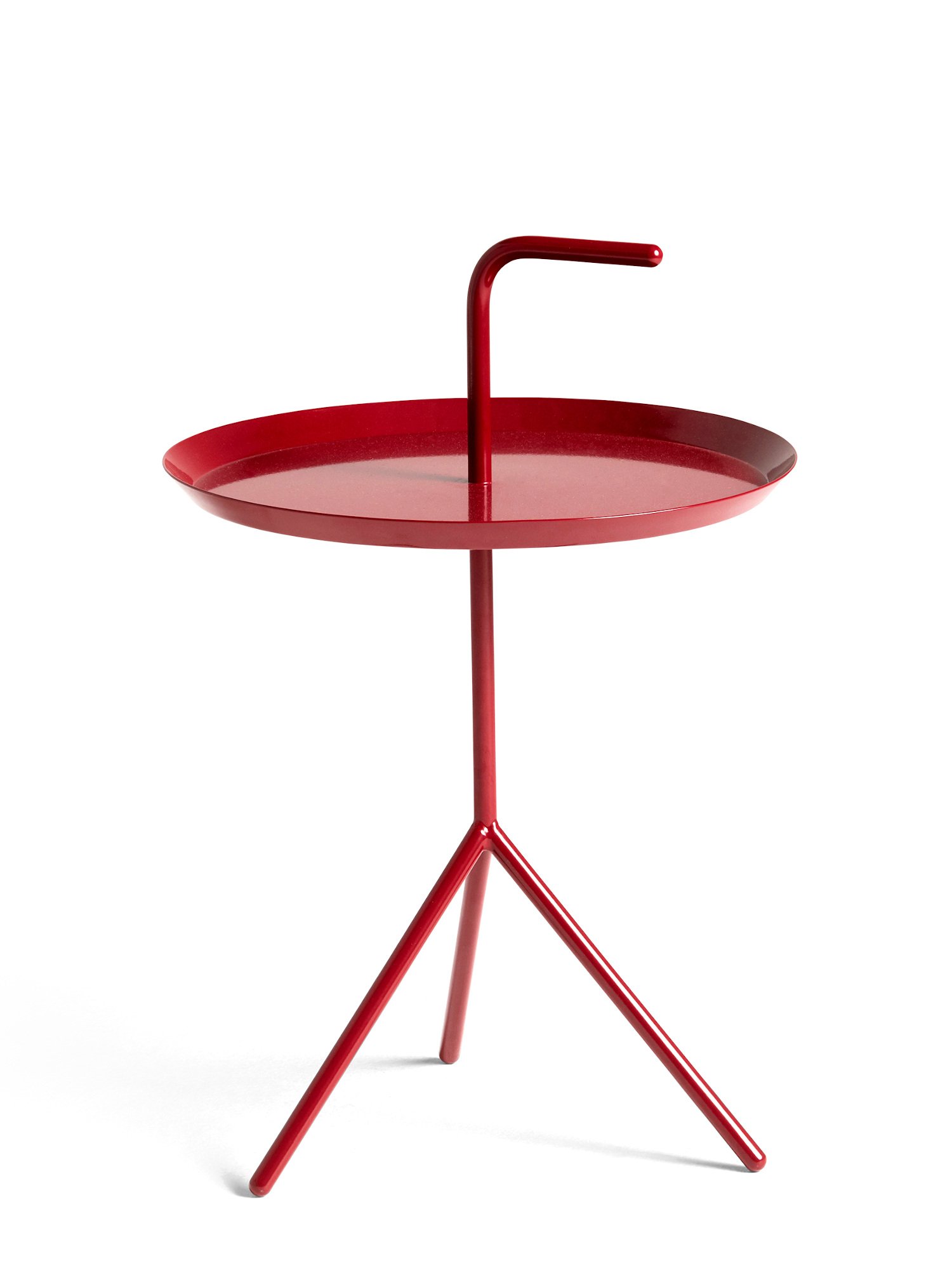 HAY DLM φ38×H58 DLM - Don't Leave Me Side Table, Ø 38 x H 58 cm, Cherry red - High