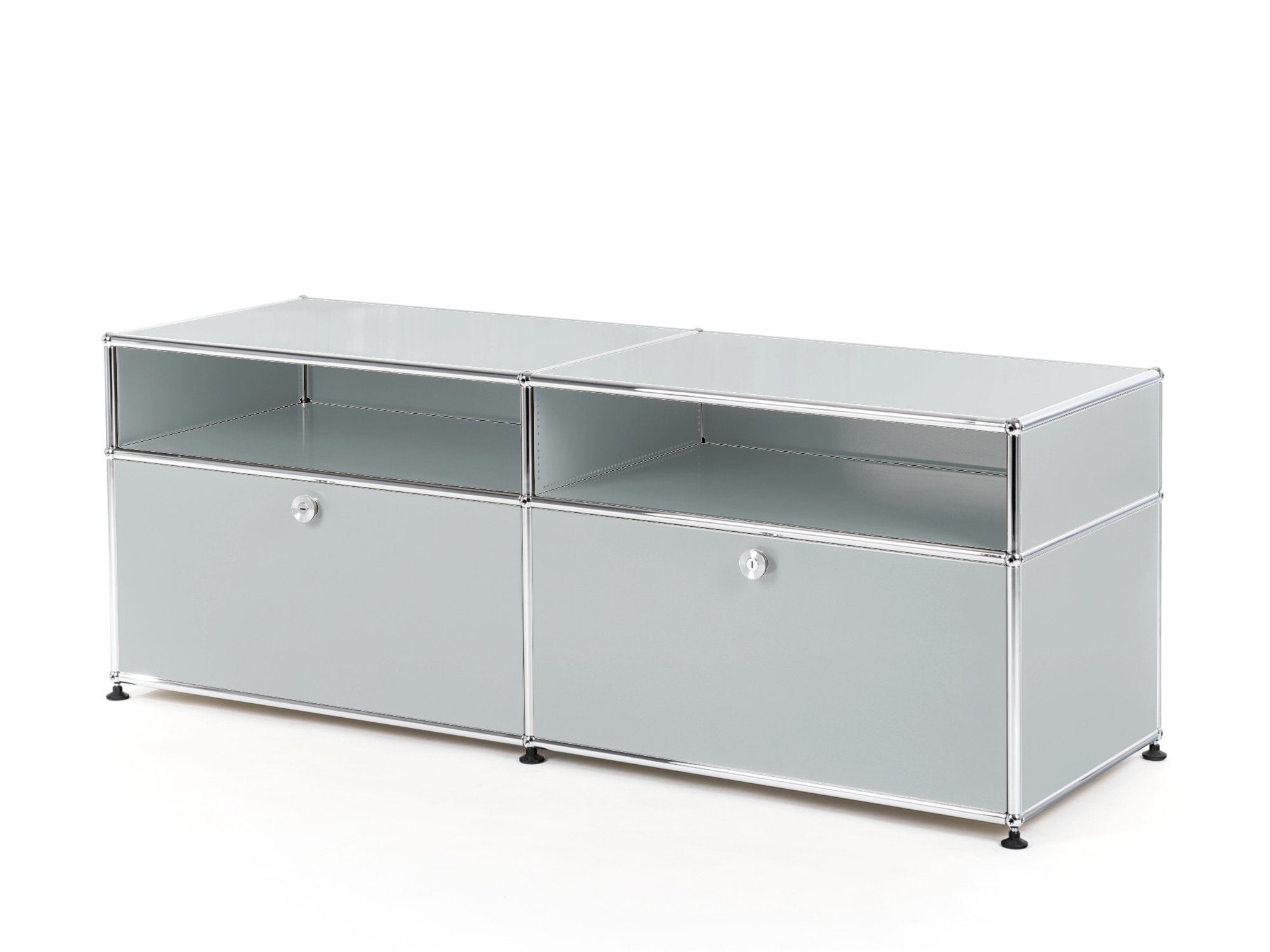 USM Haller TV Sideboard, USM matte silver | USM Haller