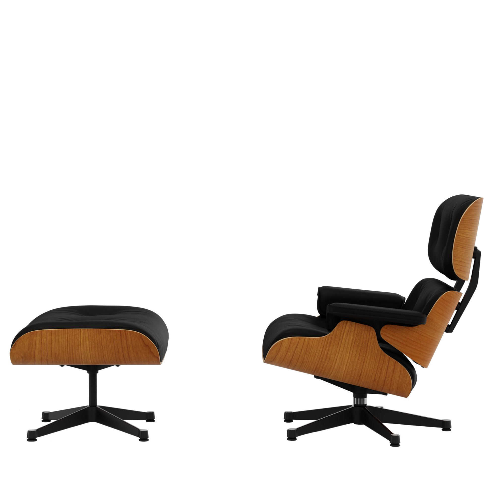 Eames Lounge Chair Ottoman Natural Edition Vitra by