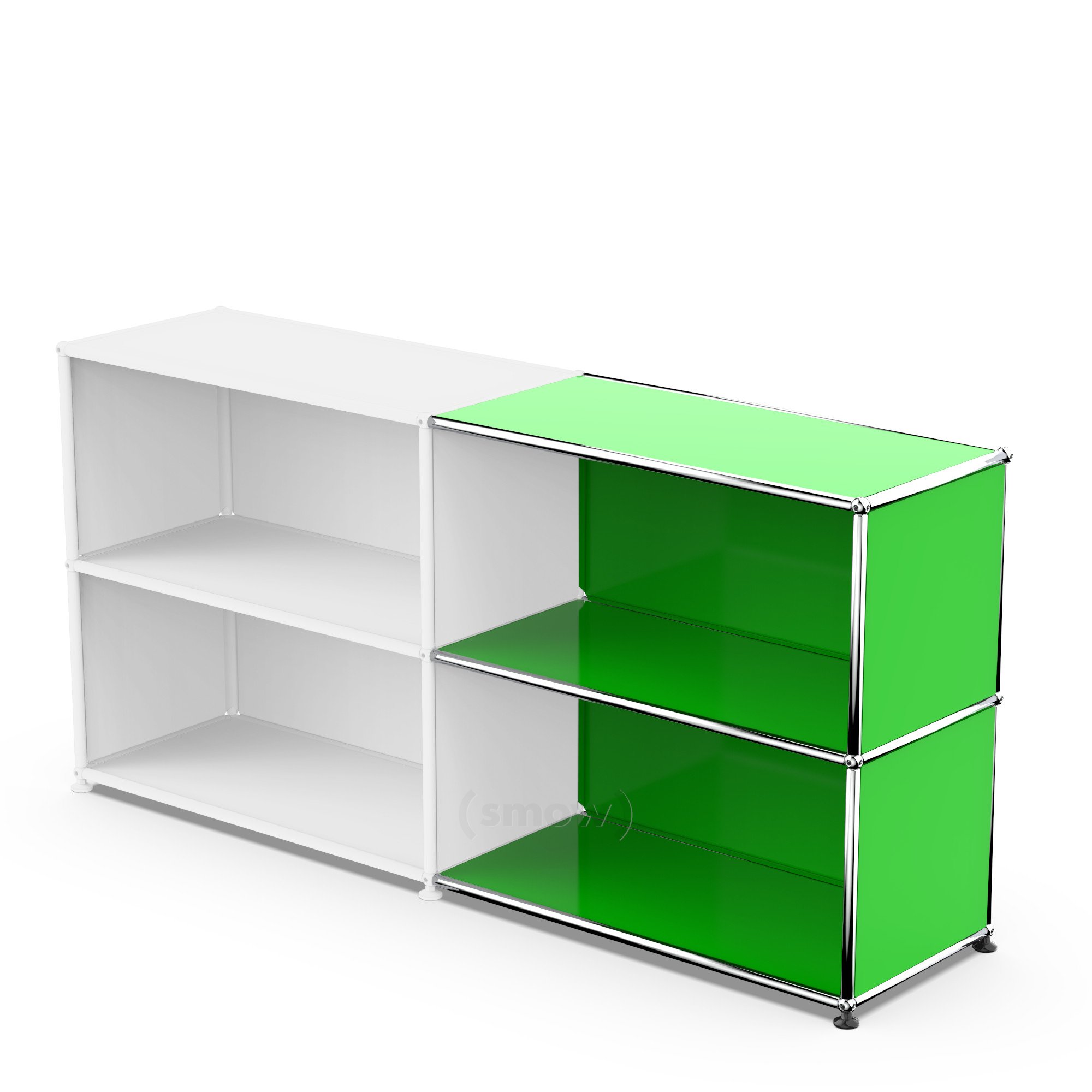 USM Haller Extension Kit Horizontal 2, USM green, 35 cm | USM