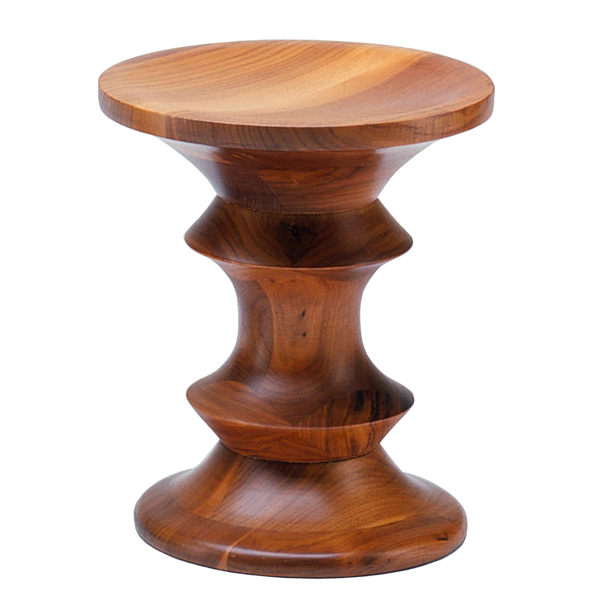 Eames Stools, Modell C / walnut glossy | Vitra | by Charles & Ray