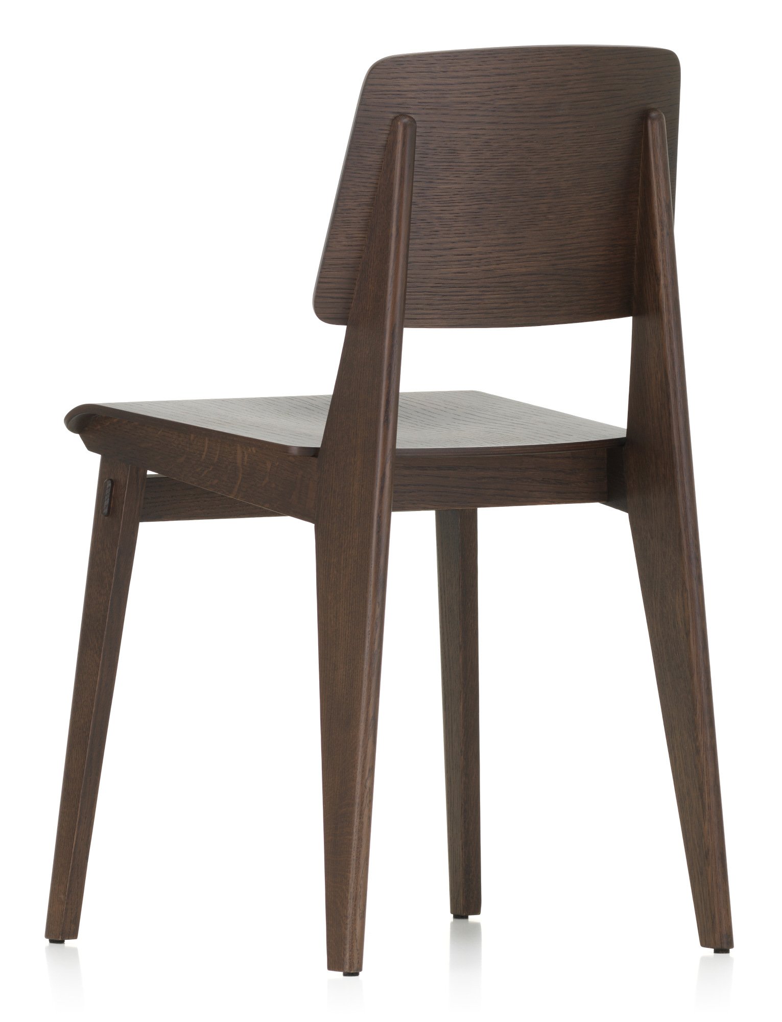 Chaise Tout Bois Chair, Dark oak | Vitra | by Jean Prouvé, 1941