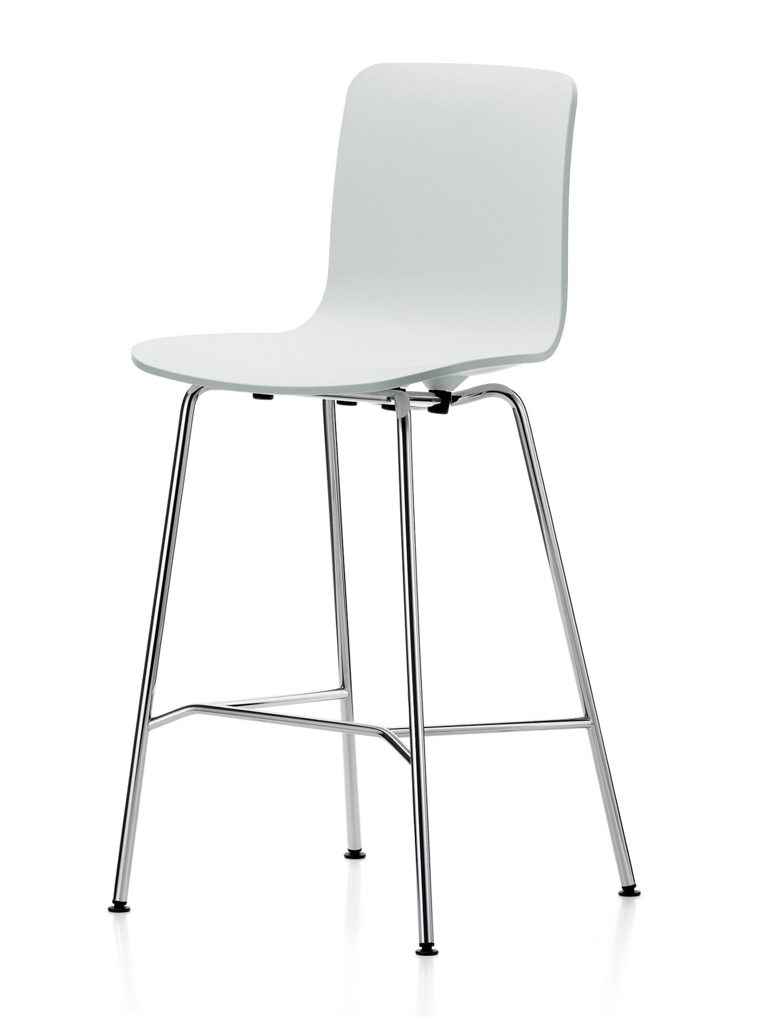 HAL RE Bar Stool, Cotton white RE, Kitchen version: 645mm | Vitra