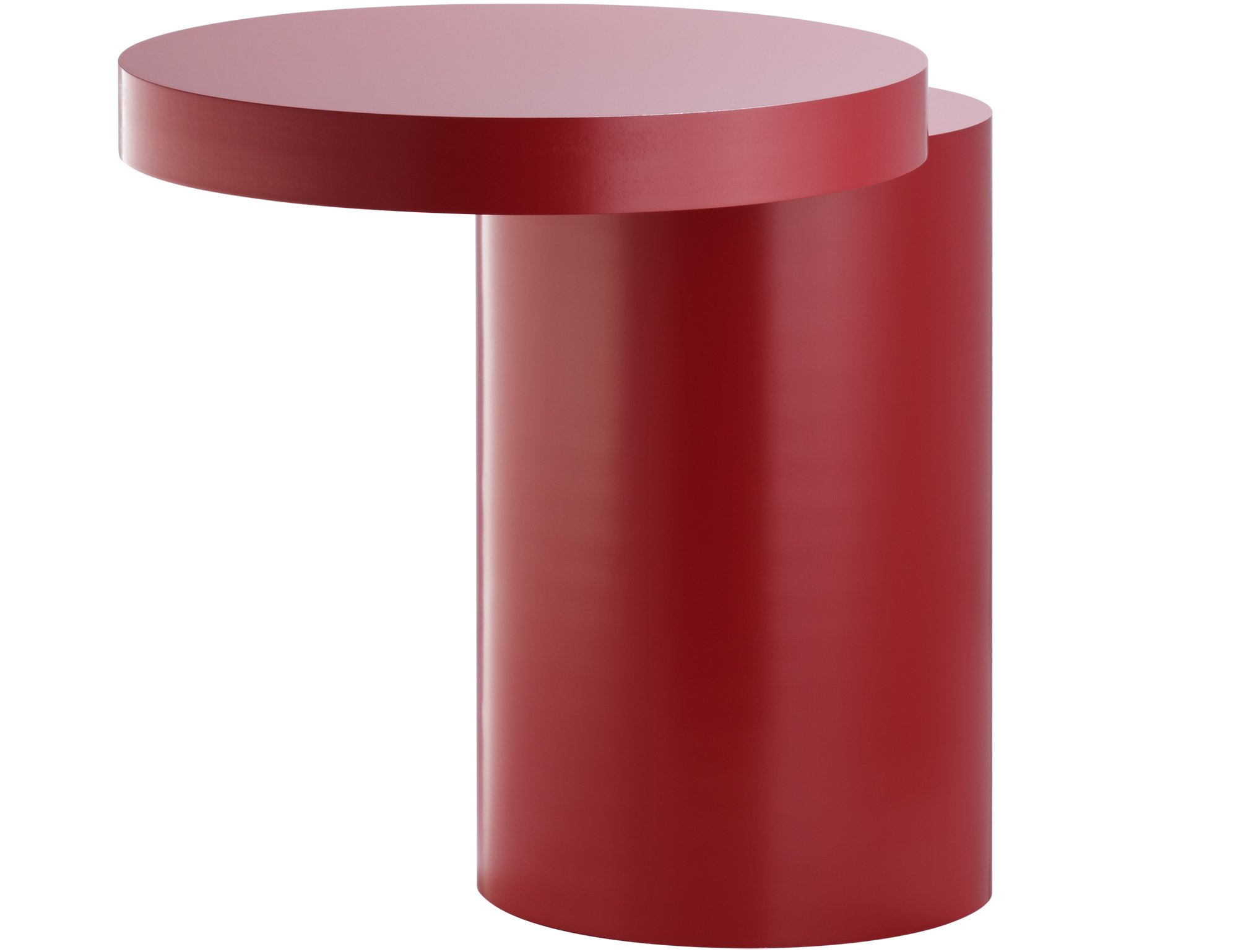 K8 Coffee Table, K8A: Ø 44 x H 50 cm, Red | Tecta | Side Tables