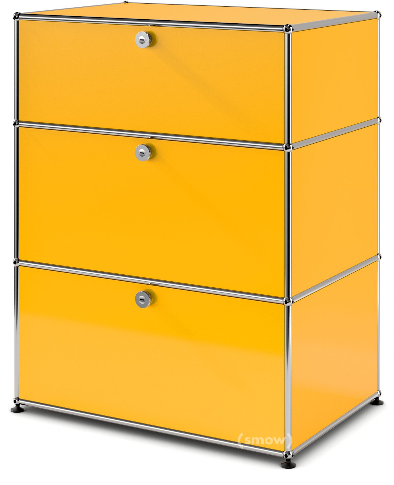 USM Haller Storage Unit with 3 Drawers, H 95 + 4 x W 75 x D 50 cm