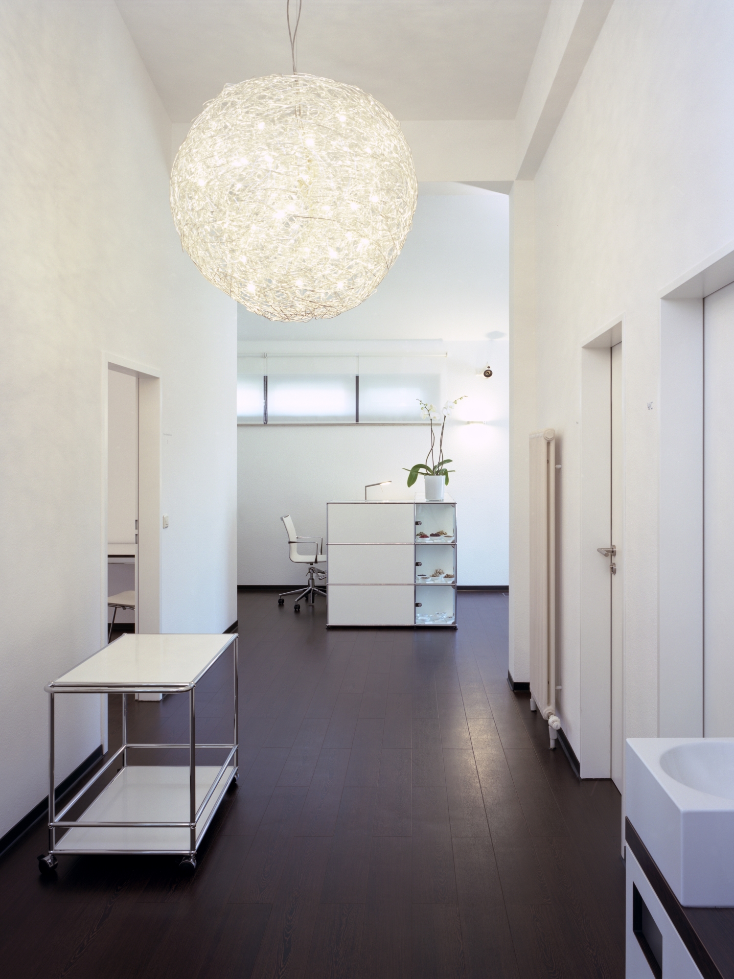 Reception area of a practice with USM furniture