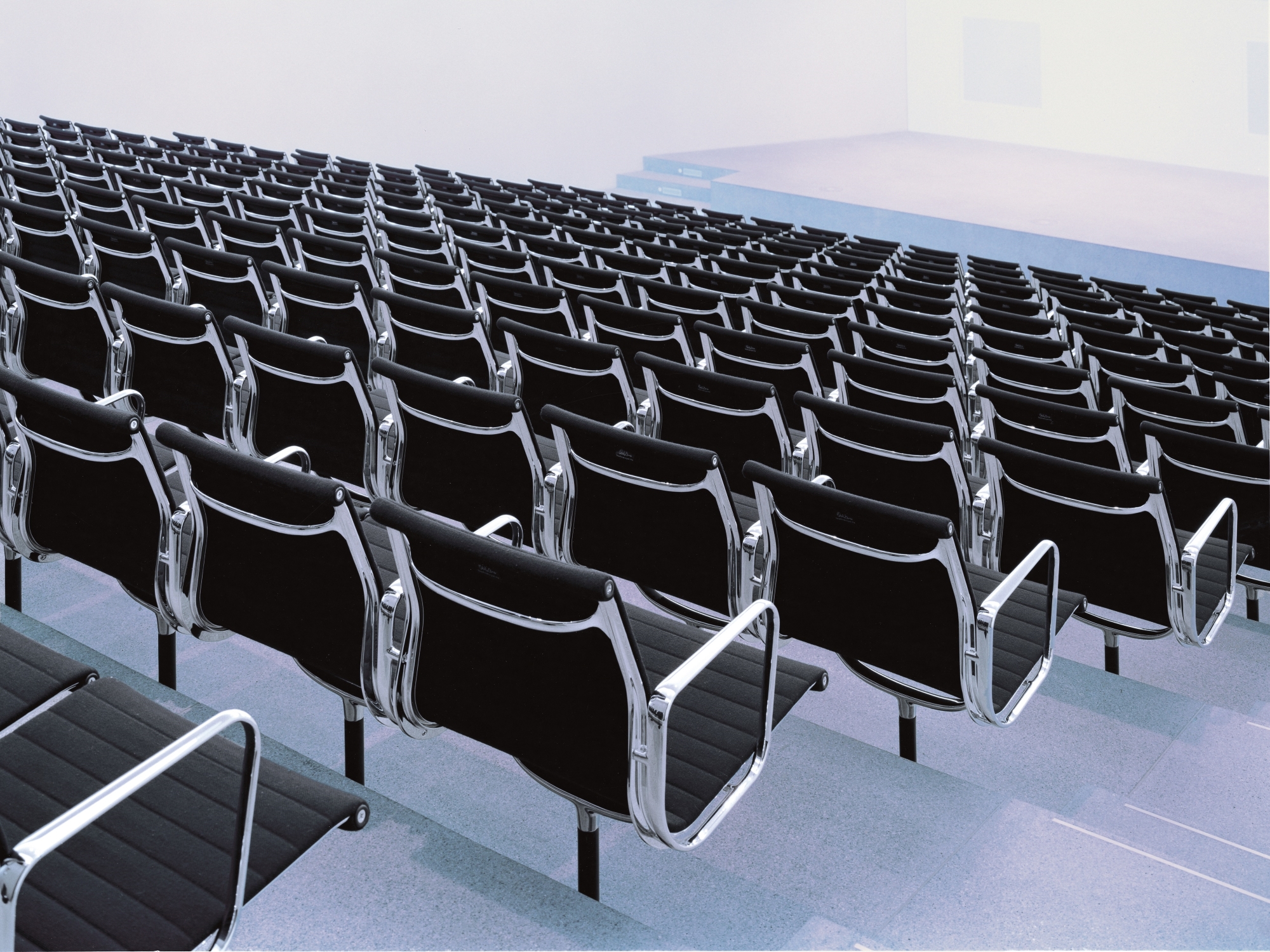 Seating with Eames Aluminium Chairs from Vitra