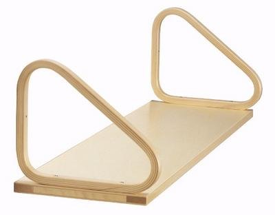 Shelf 112, Birch clear varnish, W900 x D250 mm | Artek | by Alvar