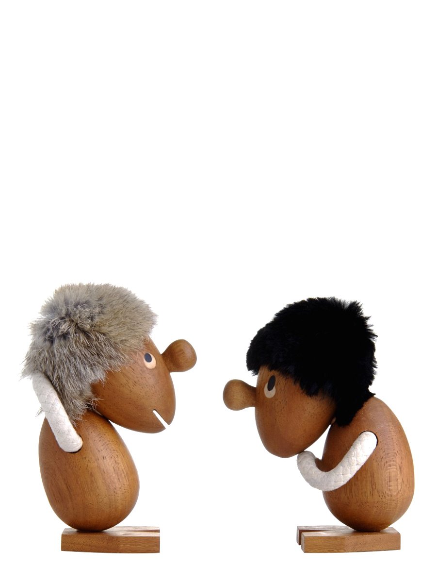 Optimist & Pessimist Wooden Figure, Pessimist | Architectmade