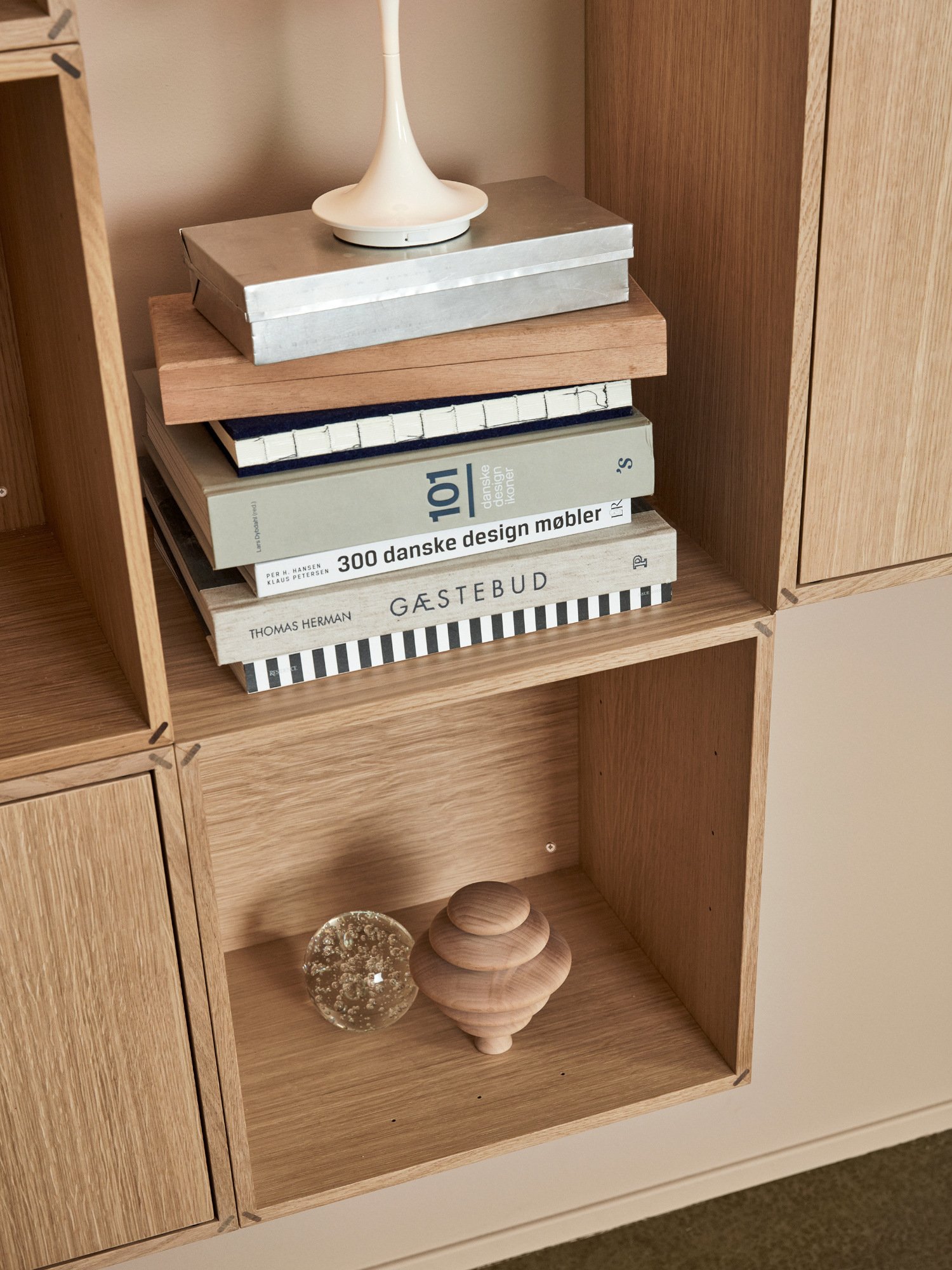 S10 Signature Shelving System, Module with door, With shelf 