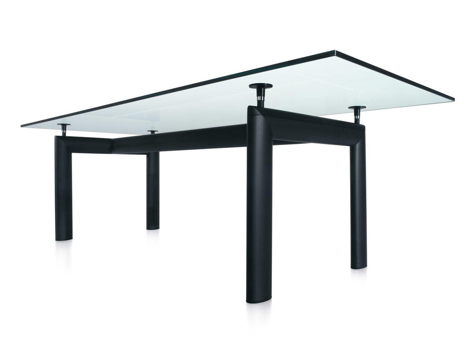 【展示美品】 Cassina LC6 6 TABLE TUBE D’AVION 6 Table tube d'avion, Crystal glass | Cassina | by Le