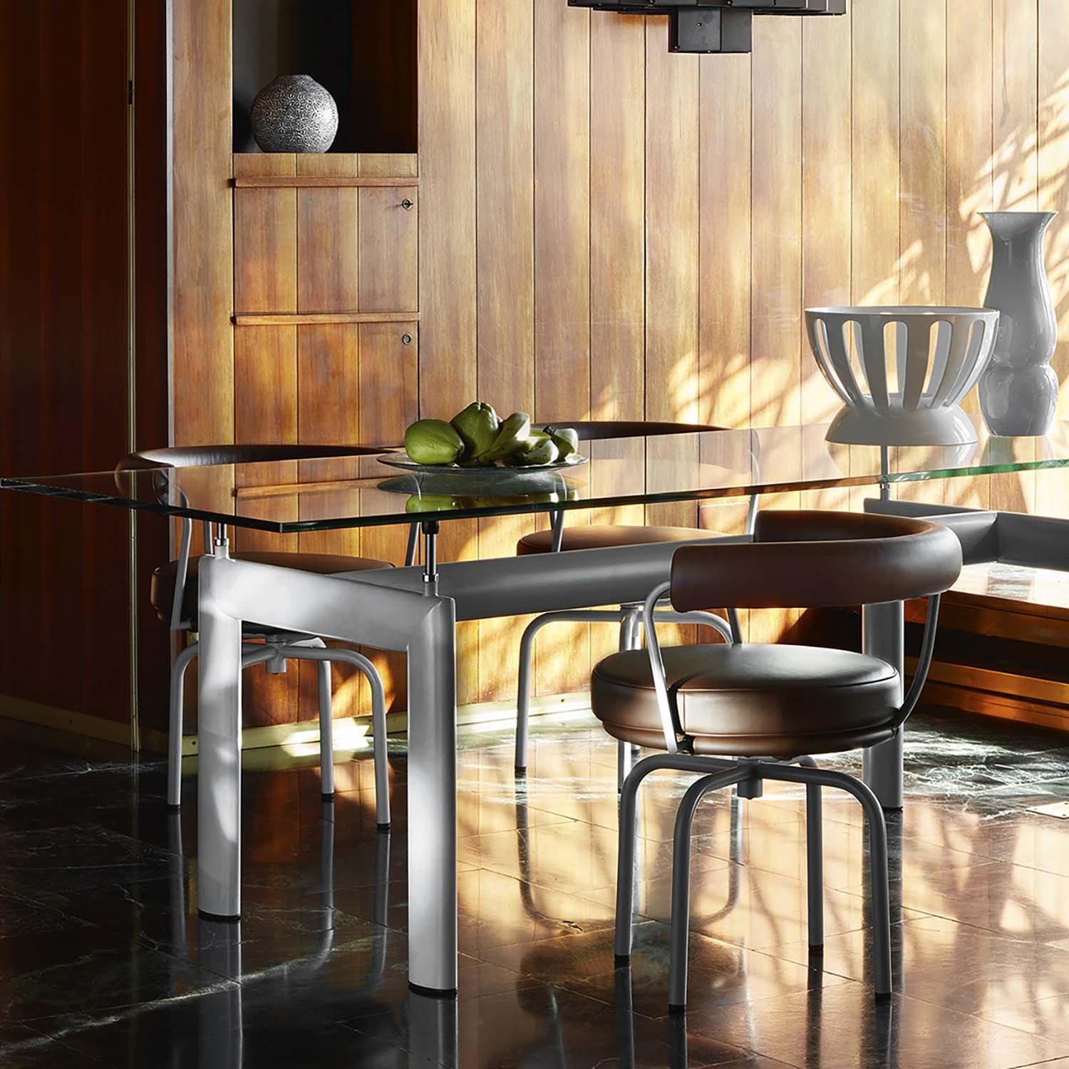 6 Table tube d'avion | Cassina | by Le Corbusier, Pierre Jeanneret