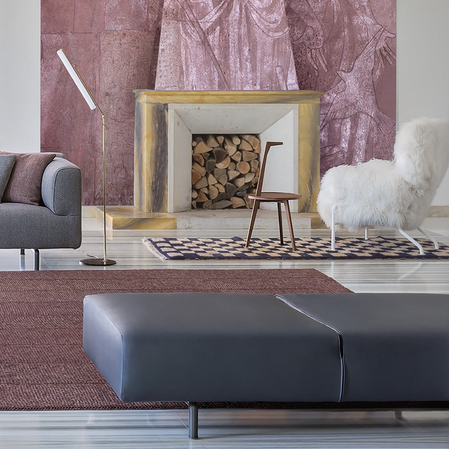 Cicognino, American walnut | Cassina | Cassina - Designer