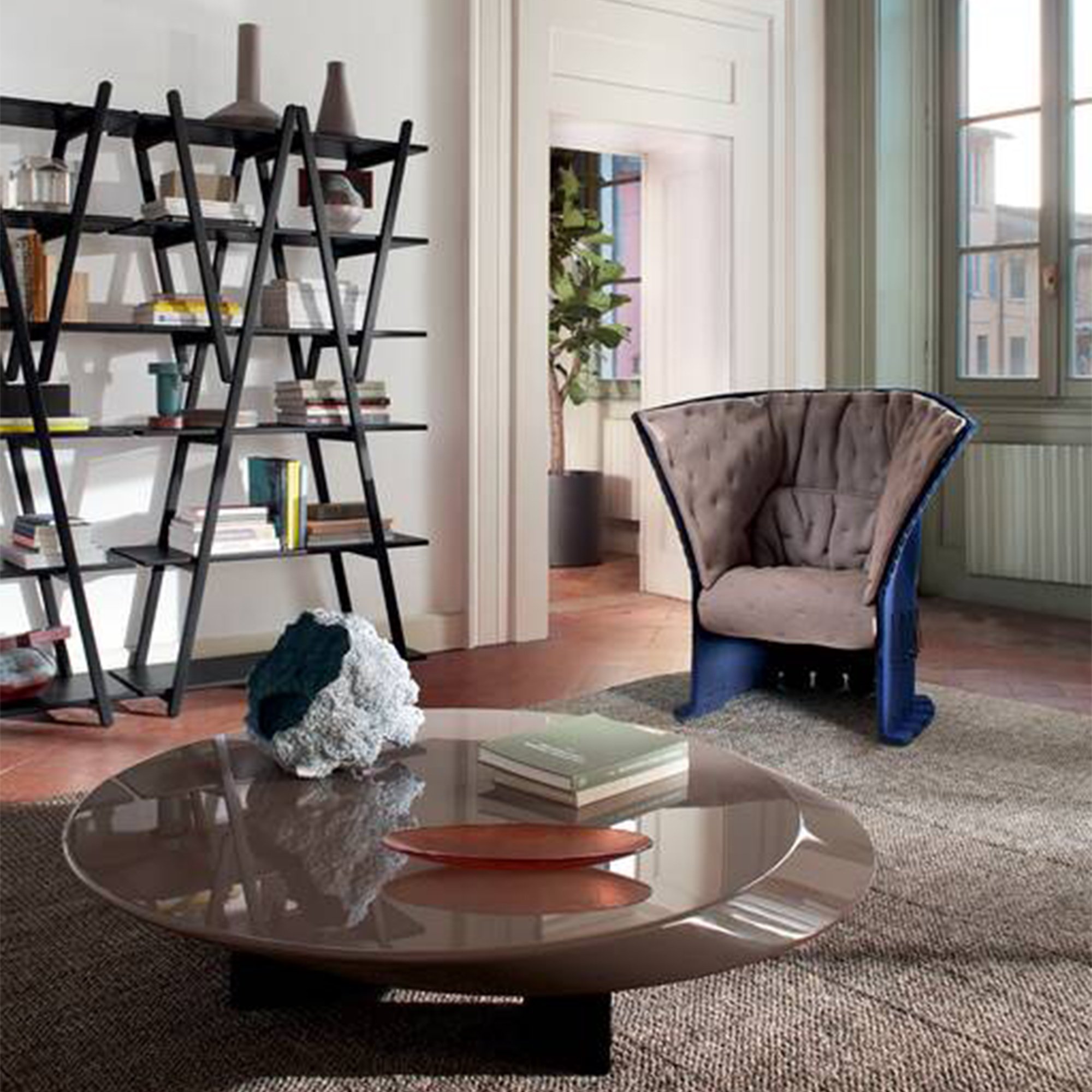 Nuvola Rossa Shelf, Beech, red lacquered | Cassina | Bookshelves