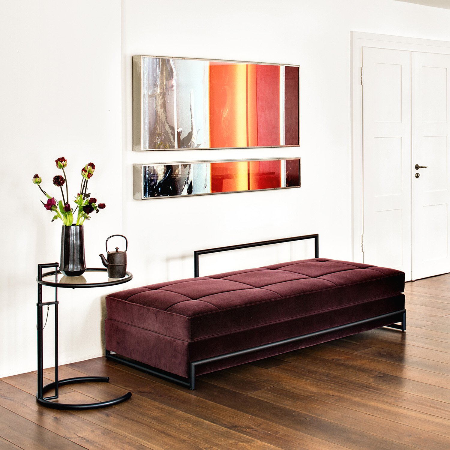 Adjustable Table E 1027 Black Version | ClassiCon | by Eileen Gray