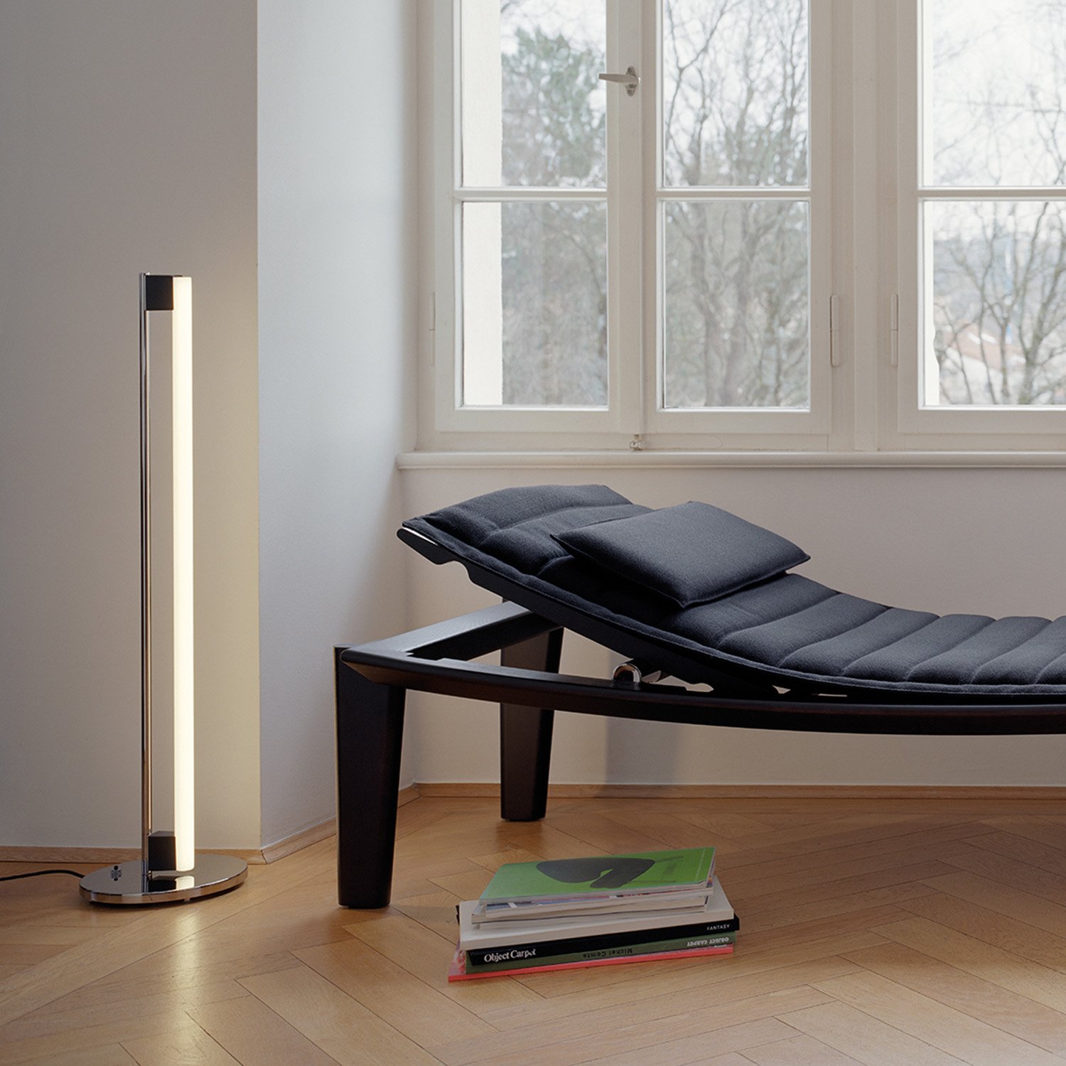 Tube Light Floor Lamp, Black lacquered | ClassiCon | by Eileen