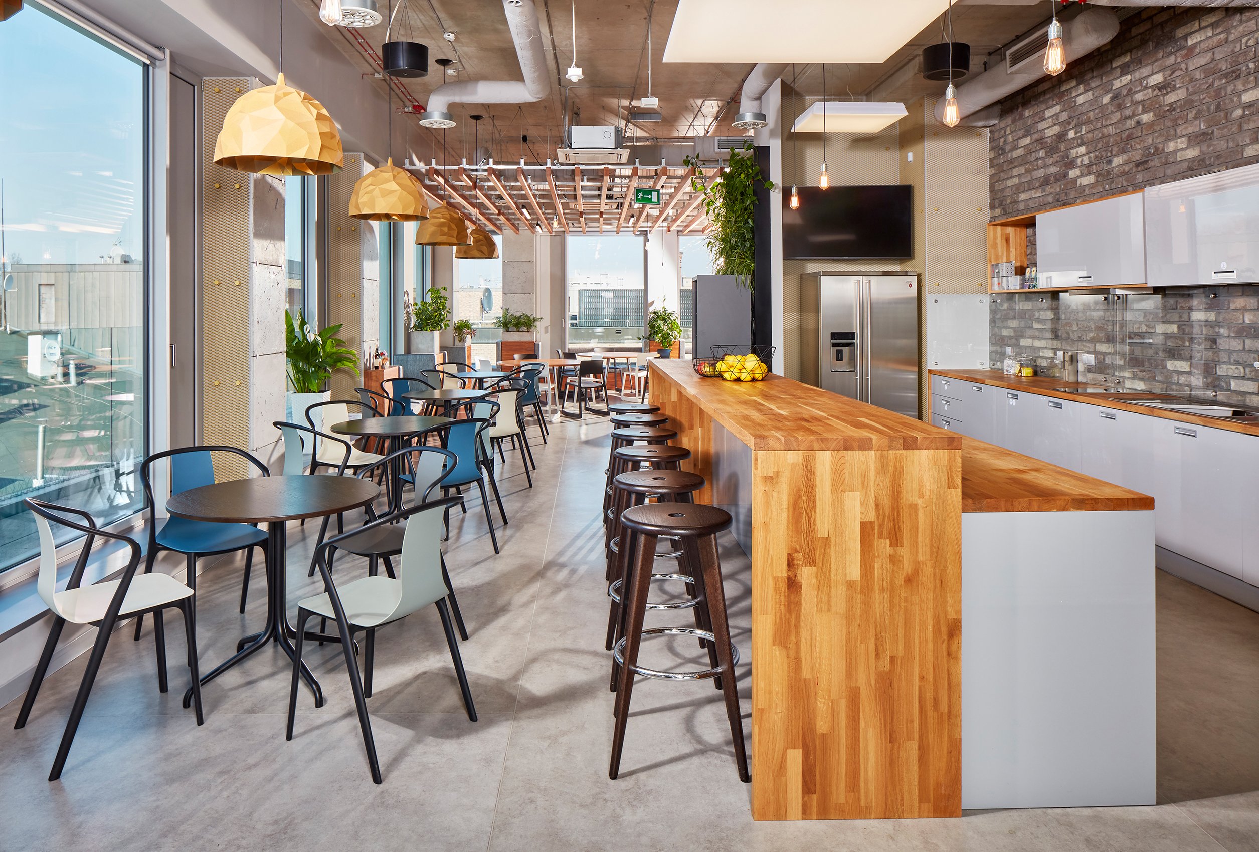 Tabouret Haut Bar Stool, Black oak, chrome foot rests | Vitra | by