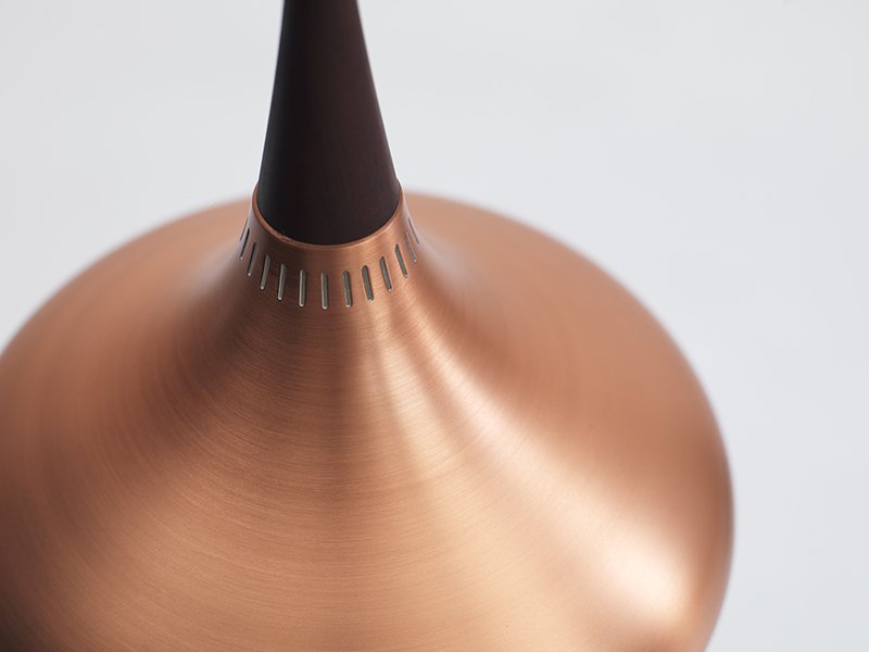 Orient Pendant Lamp, P2 (Ø 34 cm), Copper | Fritz Hansen | Pendant