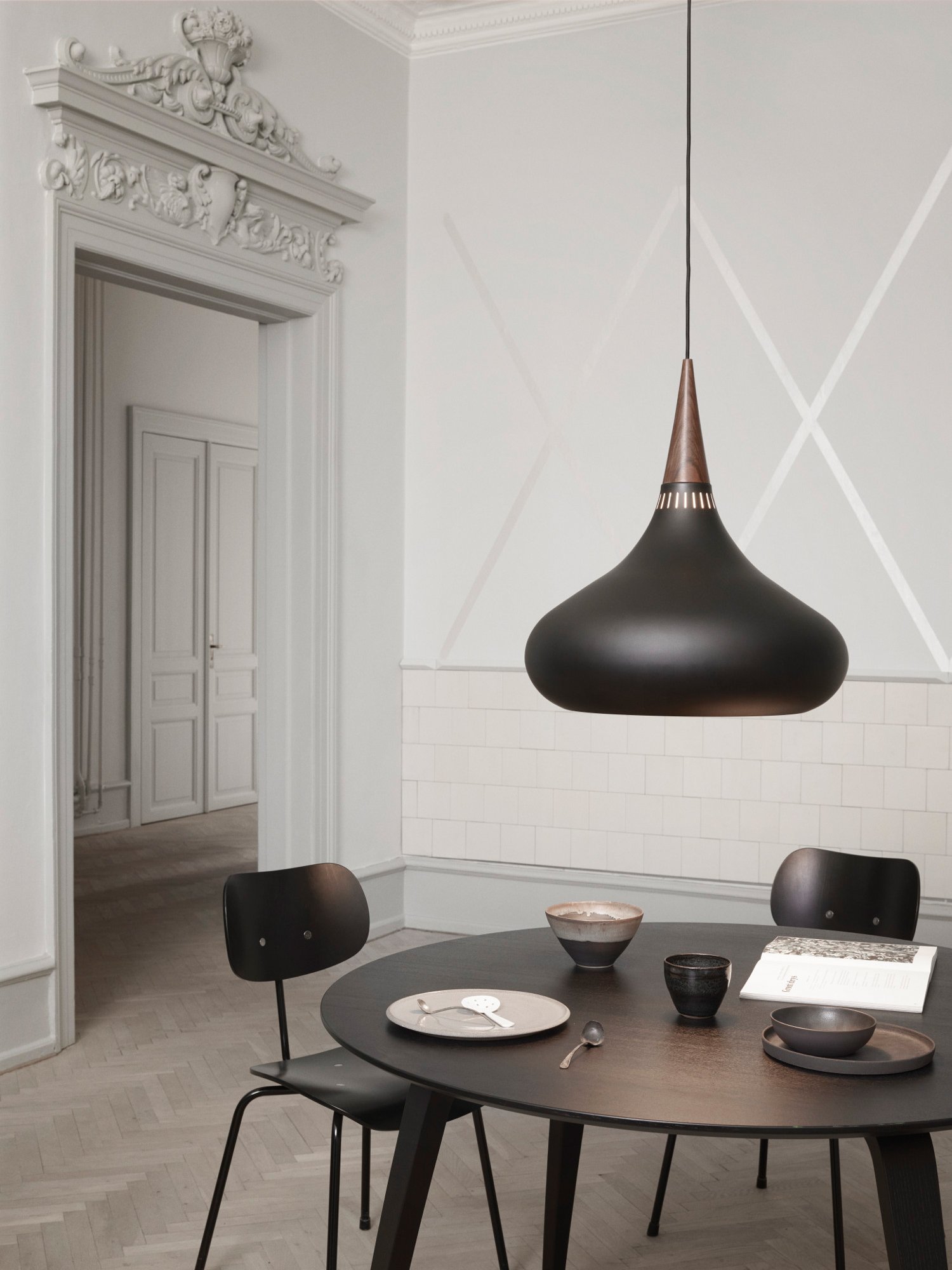 Orient Pendant Lamp, P2 (Ø 34 cm), Copper | Fritz Hansen | Pendant