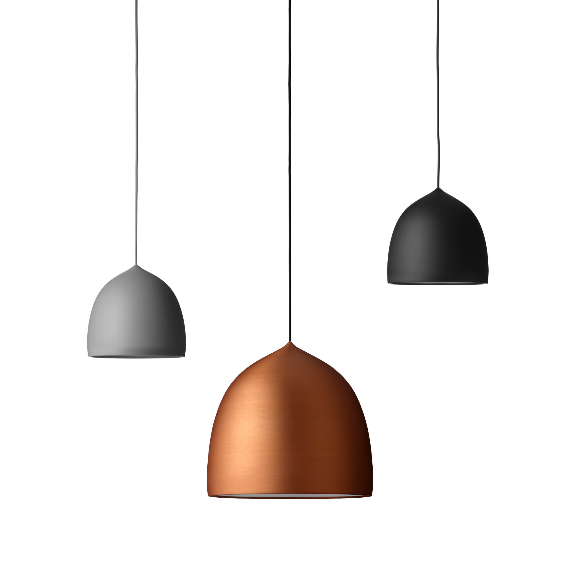 Suspence Pendant Lamp, P1 (Ø 24 cm), White | Fritz Hansen